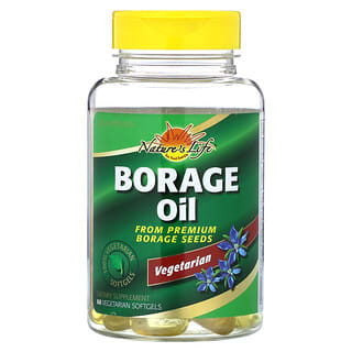 Nature's Life, Vegetarian Borage Oil, 60 Vegetarian Softgels