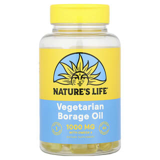 Nature's Life, Vegetarian Borage Oil, 1,000 mg, 60 Softgels