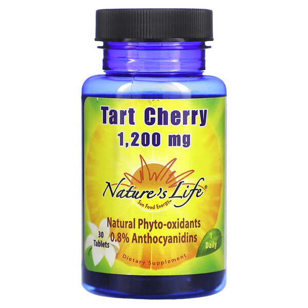 Nature's Life Tart Cherry, 1,200 mg, 30 Tablets