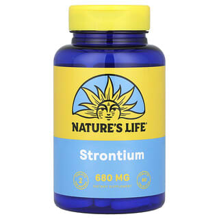 Nature's Life, Стронций, 680 mg, 60 таблетки (340 mg на таблетка)