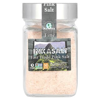 Natierra, InkaSalt, розовая соль, приобретенная с соблюдением принципов справедливой торговли, мелкая, 285 г (10 унций)