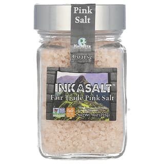 Natierra, розовая соль, закупленная по принципу справедливой торговли, крупная, 255 г (9 унций)