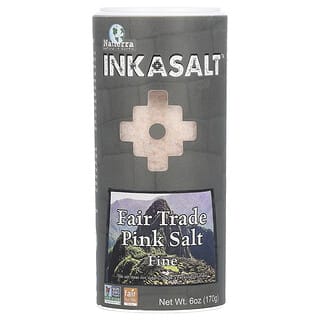 Natierra, розовая соль, приобретенная с соблюдением принципов справедливой торговли, мелкая, 170 г (6 унций)