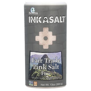 Natierra, розовая соль, приобретенная с соблюдением принципов справедливой торговли, мелкая, 368,5 г (13 унций)