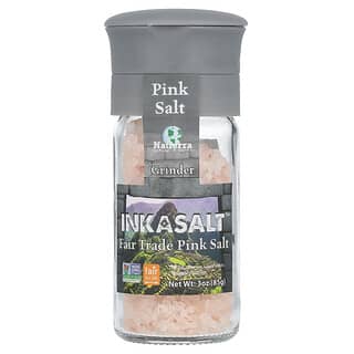 Natierra, InkaSalt, розовая соль, приобретенная с соблюдением принципов справедливой торговли, в мельнице, 85 г (3 унции)