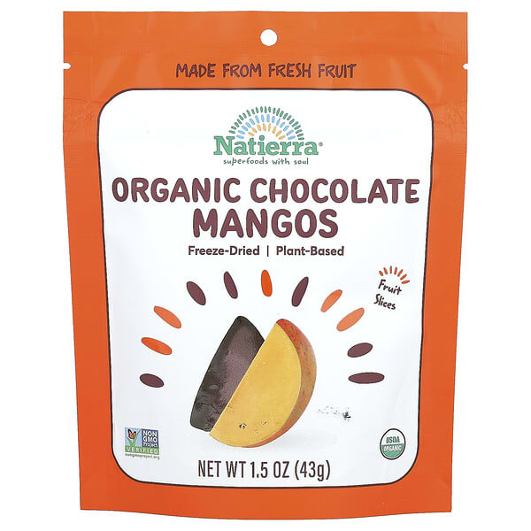 Natierra, Organic Freeze-Dried Chocolate Mango, 1.5 oz (43 g)