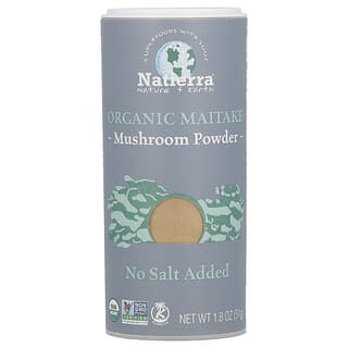 Natierra, Mezclador de polvo de hongos maitake orgánico`` 51 g (1,8 oz)