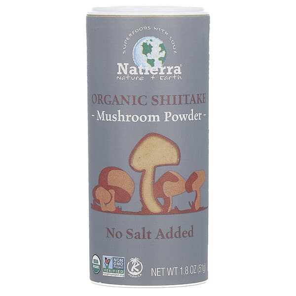 Natierra, 有機香菇粉，1.8 盎司（51 克）