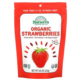 Natierra, 有机冻干草莓，0.8 盎司（23 克）