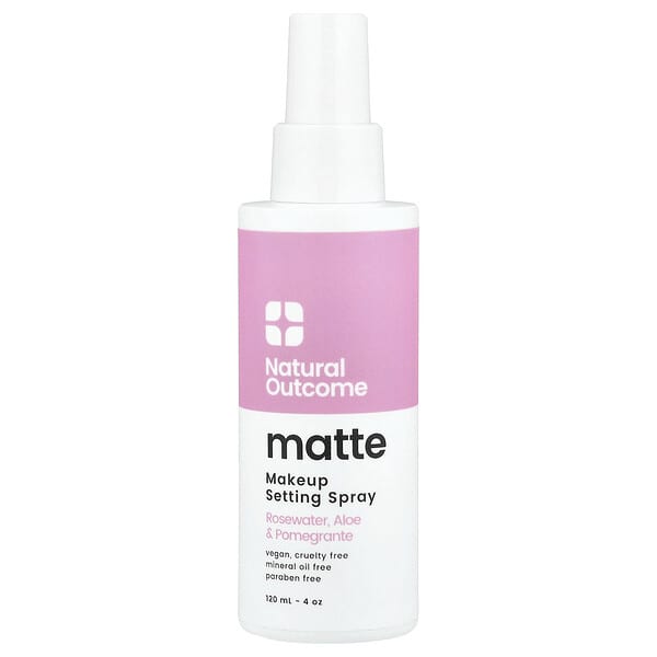 Natural Outcome, 매트, 메이크업 침전 스프레이, 120ml(4oz)
