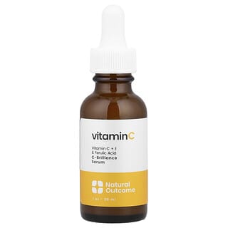 Natural Outcome, Vitamina C, Sérum de vitamina C brillante, 30 ml (1 oz)