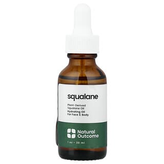 Natural Outcome, Squalane, feuchtigkeitsspendendes Öl für Gesicht und Körper, ohne Duftstoffe, 30 ml (1 oz.)