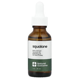 Natural Outcome, Squalane, Hydrating Oil for Face & Body, Fragrance Free, 1 oz (30 ml)