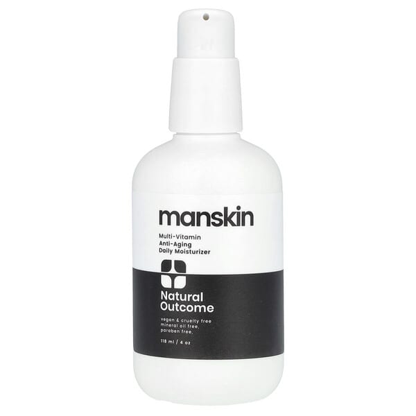 Natural Outcome, 맨 스킨, 안티에이징 데일리 모이스처라이저, 118ml(4oz)