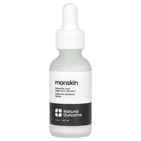 Natural Outcome, 맨스킨, 수프림 모이스처 세럼, 무향, 30ml(1oz)