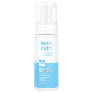 Natural Outcome, TeenSkin, Jabón líquido facial purificante suave, 150 ml (5 oz)