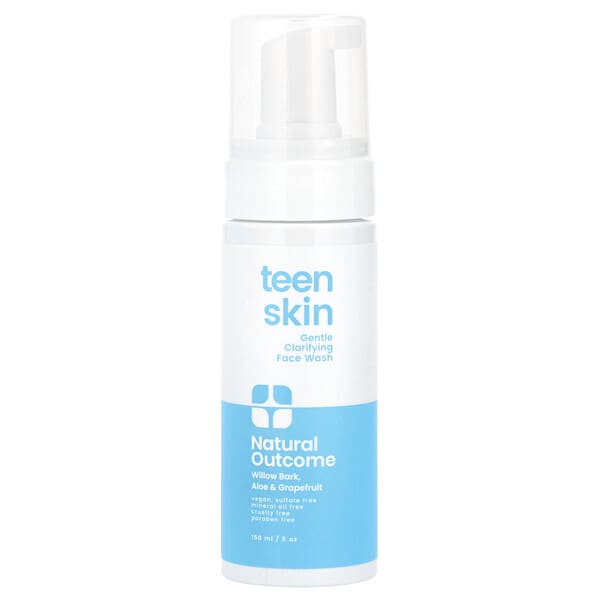 Natural Outcome, 青少年皮膚，溫和淨化潔面乳，5 盎司（150 毫升）