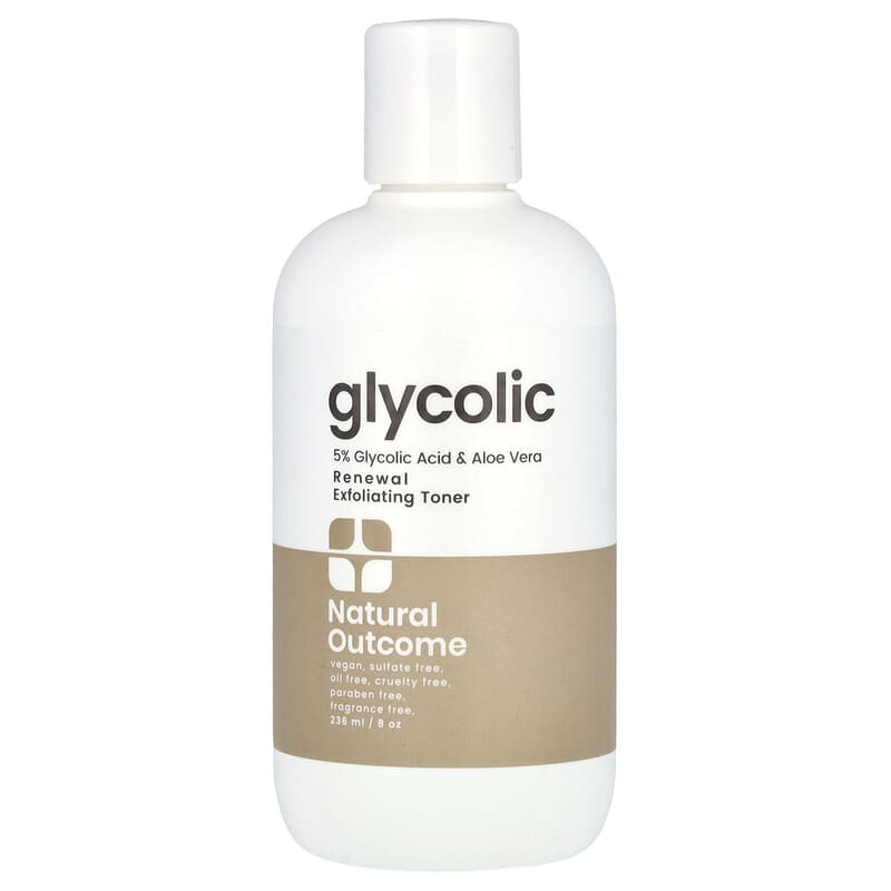 Glycolic, Renewal Exfoliating Toner, Fragrance Free, 8 oz (235 ml)