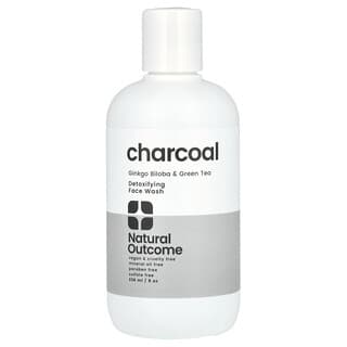 Natural Outcome, Charcoal, Detoxifying Face Wash, entgiftendes Gesichtswasser mit Aktivkohle, 236 ml (8 oz.)