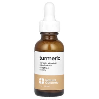 Natural Outcome, Turmeric Enlighten Serum, Kurkuma-Serum, ohne Duftstoffe, 30 ml (1 oz.)