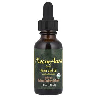 NeemAura, Óleo de Semente de Neem Orgânico, 30 ml (1 fl oz)