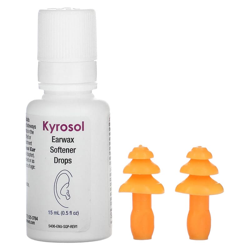 Kyrosol（キロソル）、Earwax Softener Drops、15ml（0.5液量オンス