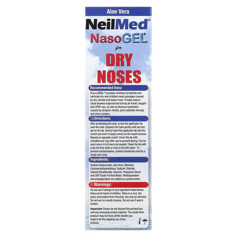 NasoGel for Dry Noses, 1 oz (28.4 g) NasoGel for Dry Noses, 1 oz (28.4 g)