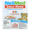 어린이용, Sinus Rinse, 2세 이상, 프리믹스 팩 120개, 개당 1.04g(0.037oz)