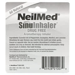 NeilMed, SinuInhaler, Inalador de Aromaterapia, Sem Medicamentos, 2 Inaladores, 0,4 g (0,014 oz)