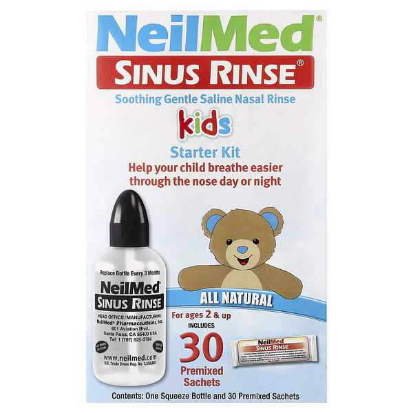 NeilMed, 兒童，鼻腔衝洗® 入門套裝，2 歲及以上，1 套