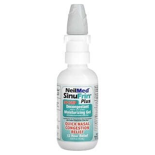 NeilMed, SinuFrin Plus（シヌフリンプラス）、鼻づまり解消鼻スプレー、エクストラモイスチャライジングジェル、15ml（0.5液量オンス）