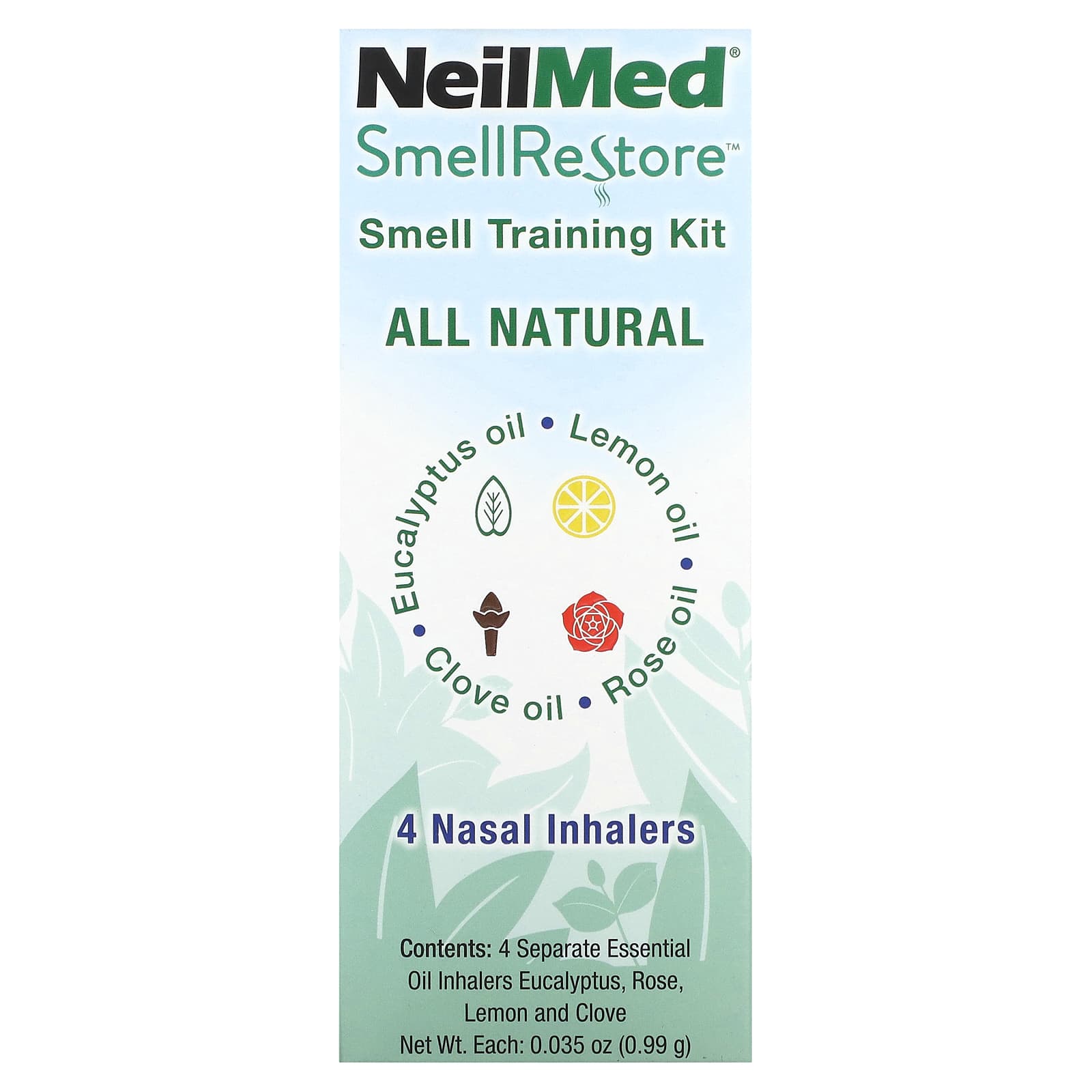 NeilMed, Smell Restore, Smell Training Kit, 4 Nasal Inhalers, 0.035 oz