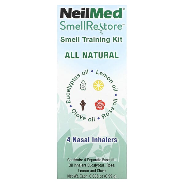 NeilMed, Smell Restore, Smell Training Kit, 4 Nasal Inhalers, 0.035 oz