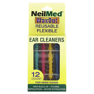NeilMed, WaxOut, Nettoyants pour les oreilles, 12 produits nettoyants