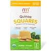 Quinoa Squares, Organic Puffed Crackers, Cheddar + Broccoli, 5 Snack Packs, 10 g Each