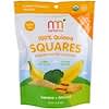 100% Quinoa Squares, Organic Puffed Crackers, Banana + Broccoli, 1.76 oz (50 g)
