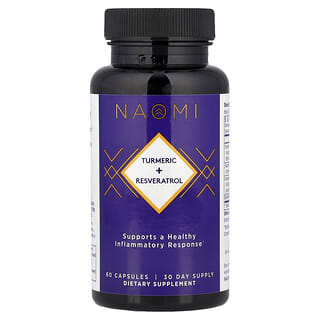 NAOMI, Kurkuma + resveratrol, 60 kapsúl