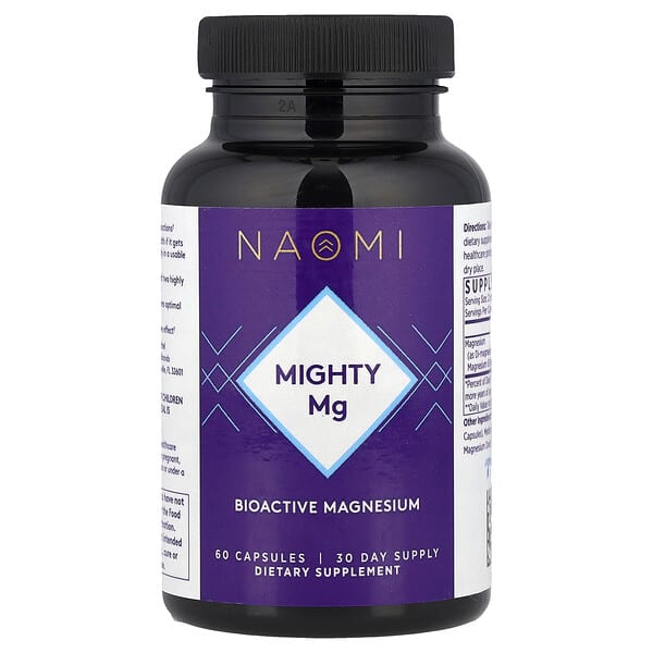 NAOMI, Mighty Mg, 60 Capsules (180 mg per Capsule) — product photo 1