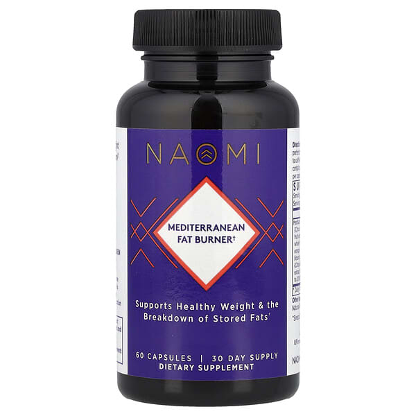 NAOMI, Mediterranean Fat Burner, 60 Capsules