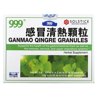 999, Granulés Ganmao Qingre, 10 sachets, 12 g chacun