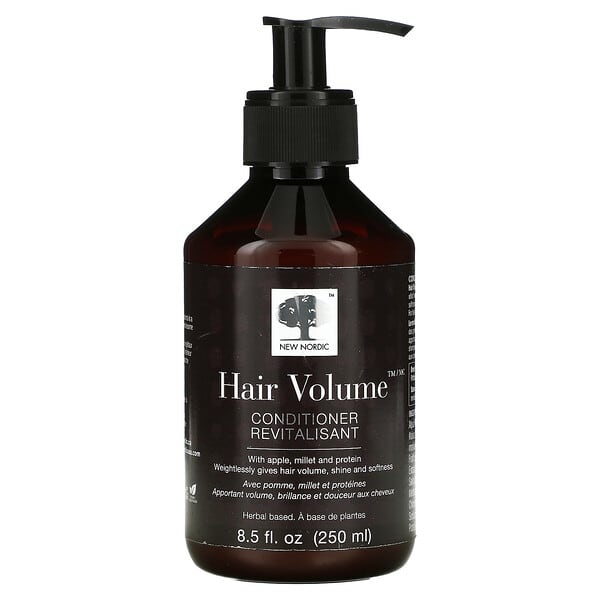 New Nordic US Inc, Acondicionador para el volumen del cabello, 250 ml (8,5 oz. Líq.)