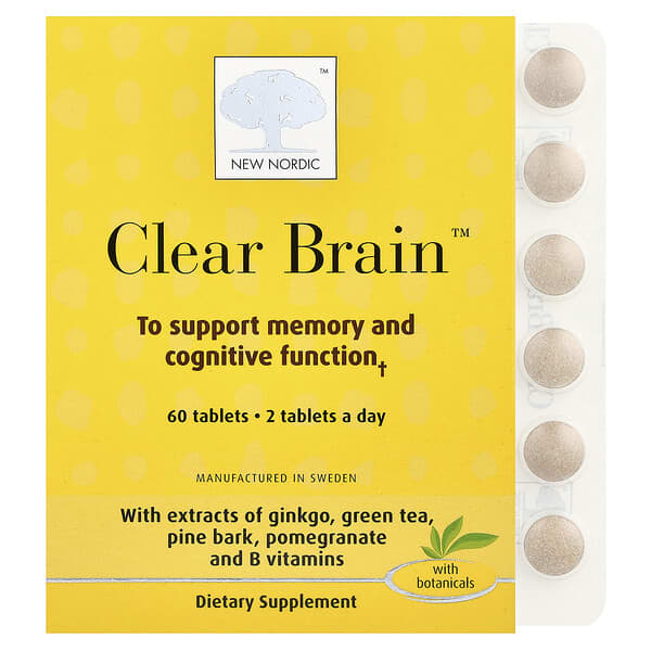 New Nordic Clear Brain™, 60 Tablets