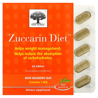 New Nordic, Zuccarin Diet, 60 Tablets