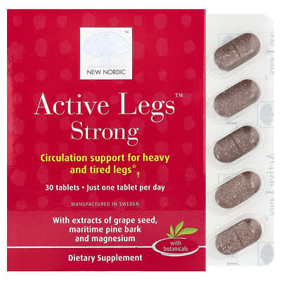 New Nordic, Active Legs™ Strong, 30 Tablets