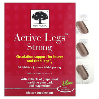 New Nordic US Inc, Active Legs Strong, 30 Tablets