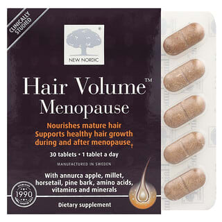 New Nordic, Hair Volume ™ Menopause, 30 таблеток