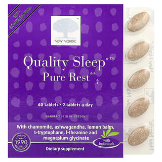 New Nordic, Quality Sleep™ Pure Rest, 60 таблеток