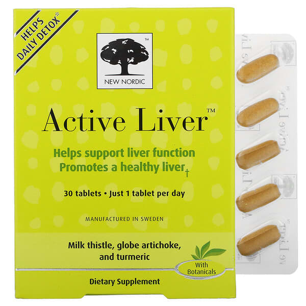 New Nordic US Inc, Active Liver, 30 Tablets
