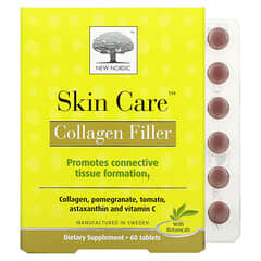 tyv dækning Besiddelse New Nordic US Inc, Skin Care, Collagen Filler, 60 Tablets