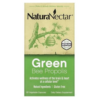 NaturaNectar, 綠蜂膠，60粒素膠囊